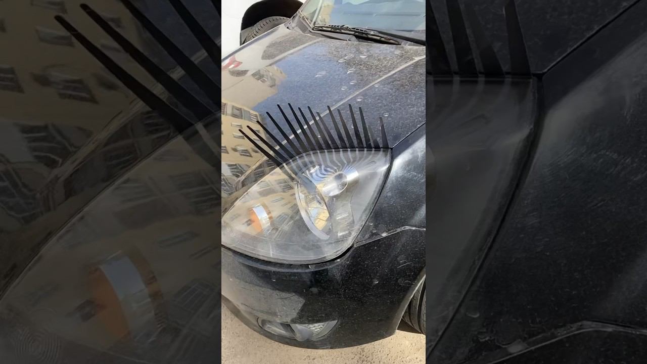 Реснички на авто, нравится? смотреть онлайн