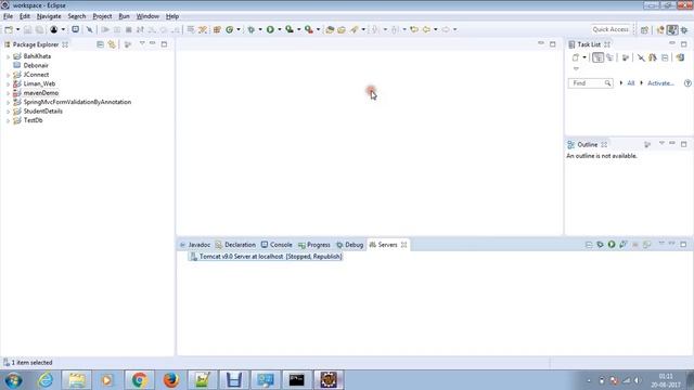 configure apache maven project with spring MVC 4.0, log4j2, hibernate 5 and Tomcat 9 -Part 1 смотреть онлайн