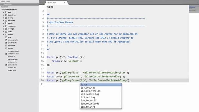 Laravel Gallery App - 1 - Creating the Migrations and Routes смотреть онлайн