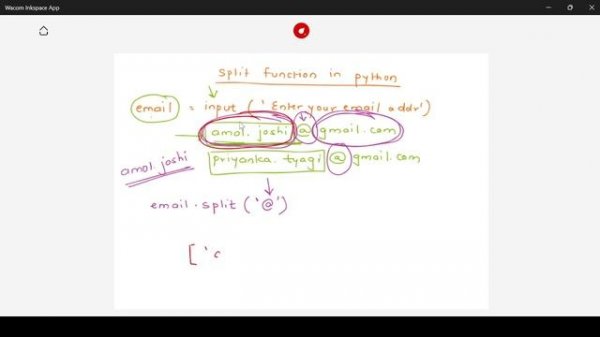 Split function in python