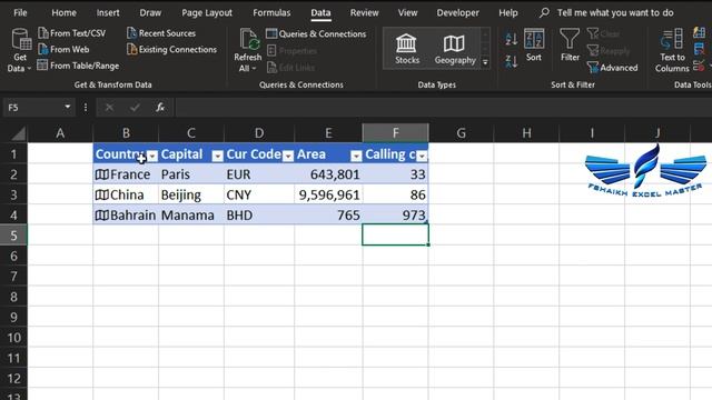 New Excel Data Types Stock ? & Geography ?️ (Office365) смотреть онлайн