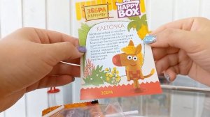 Открываем happy box ( хиппи бокс) Зебра в клеточку