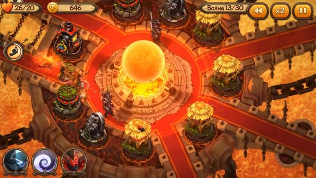 Прохождение Evil Defenders на русском языке. Серия 13. Сердце Огня смотреть онлайн