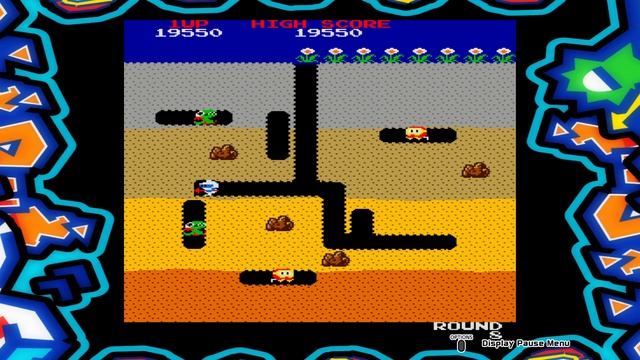 DIG DUG - Namco Arcade Game Series Walkthrough #3 (No Commentary) смотреть онлайн