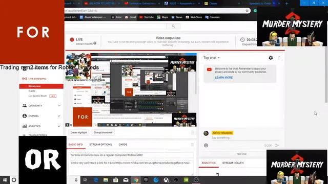 Fortnite on Geforce now on a regular computer!/Roblox MM2 смотреть онлайн