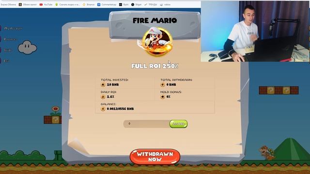 Как Я Зарабатываю Деньги в Интернете Играя в Игру BNB Mario смотреть онлайн