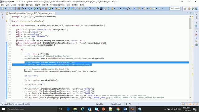 SAP PI/PO : Java Mapping To Implement a Complex Scenario Without BPMN смотреть онлайн