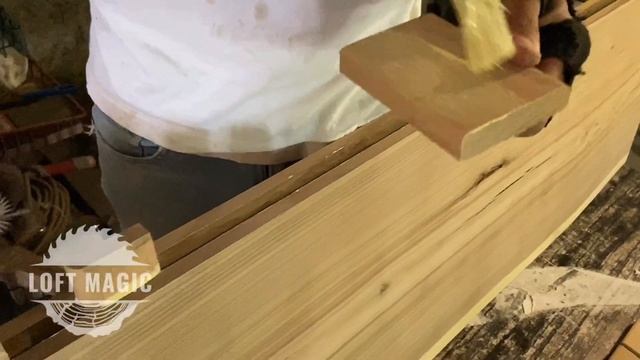 Обеденный стол из слэбов карагача | LOFTMAGIC смотреть онлайн