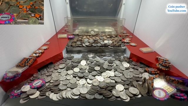 50 quarter challenge 10 million dollars buy in high limit coin pusher смотреть онлайн