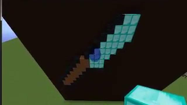 Как сделать меч в майнкрафте . Слишком много астановок в видео смотреть онлайн