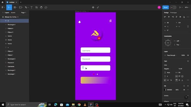 How To Create Mobile ??Login Page Very Easy In Figma Design Software смотреть онлайн
