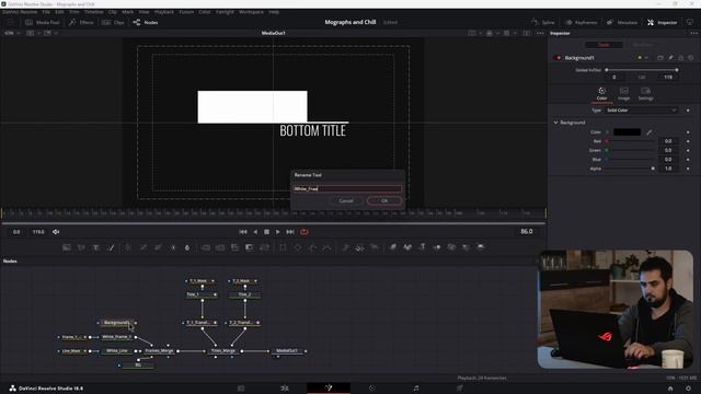 Minimal Text Animation And Chill | FREE Title Preset | DaVinci Resolve Fusion Process
