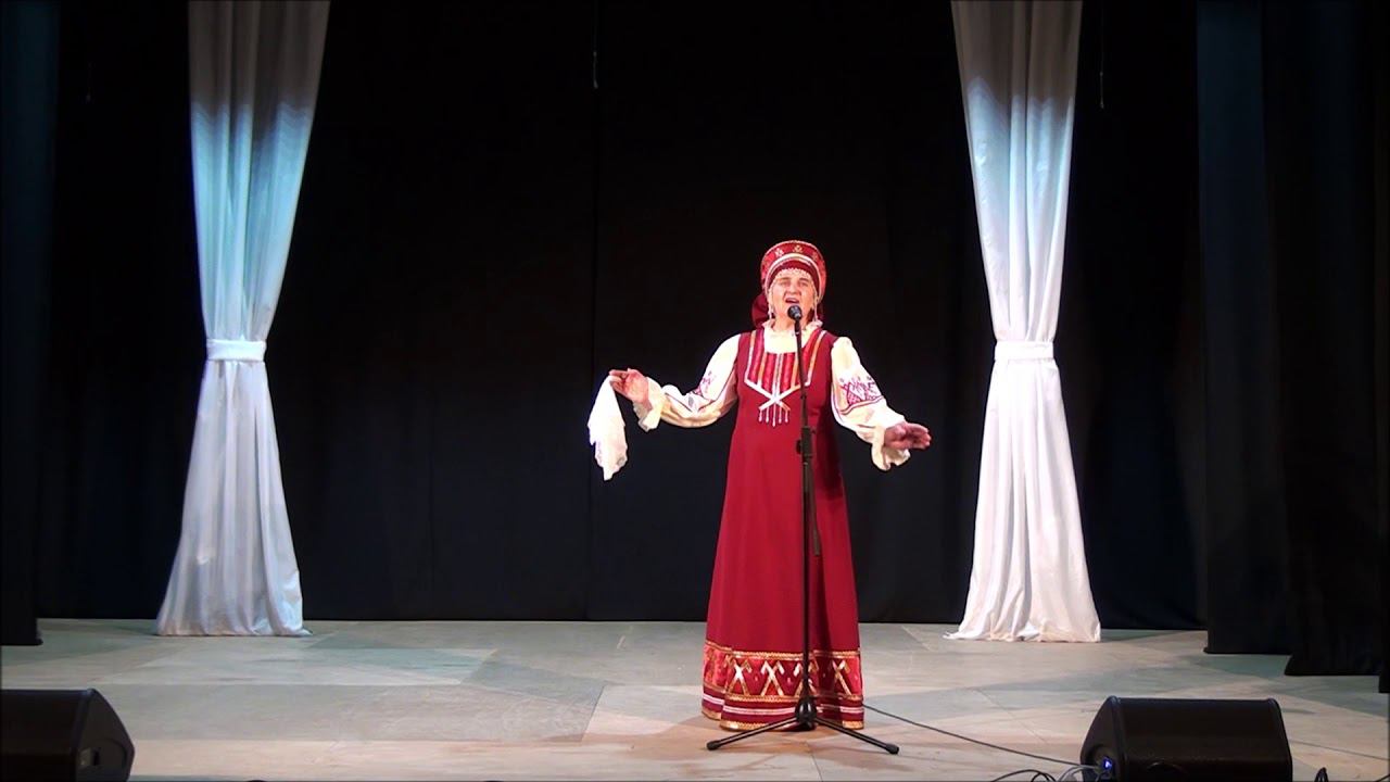 Солистка народного хора "Зеленчанка" Дубынина О.Н. - "Варежки" смотреть онлайн