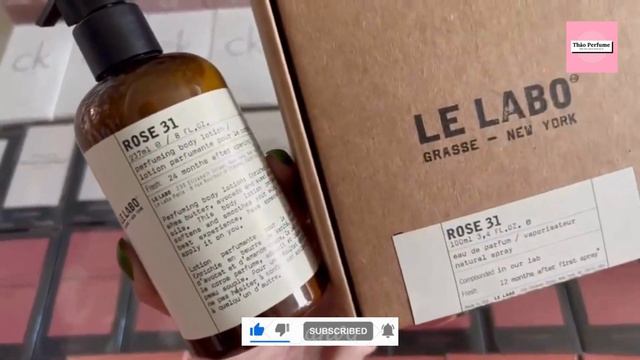 🔴Review Nước Hoa Nam Và Lotion Le Labo Rose 31 Tại Thảo Perfume 0939238393 смотреть онлайн