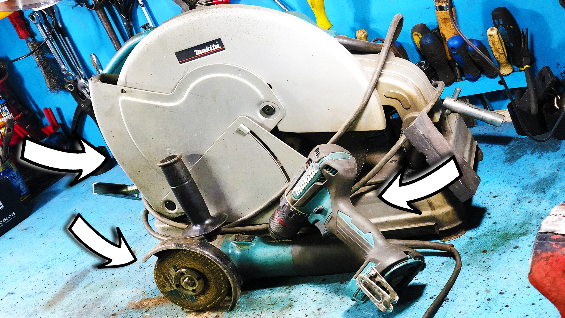 Три МАКИТЫ, Шуруповёрт MAKITA. УШМ 125 MAKITA. Торцевая пила по металлу MAKITA. #makita смотреть онлайн