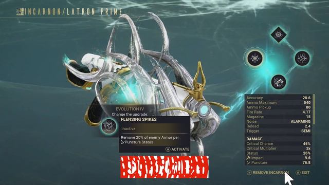 Warframe - Incarnon Latron Prime Is An Absolute Beast! смотреть онлайн