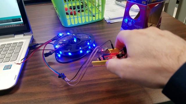 Color Sphere Testing --- 3 Axis ADXL335 and NeoPixel Strip смотреть онлайн