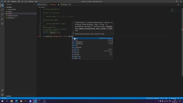 EP 4 Readfile using FS Module смотреть онлайн