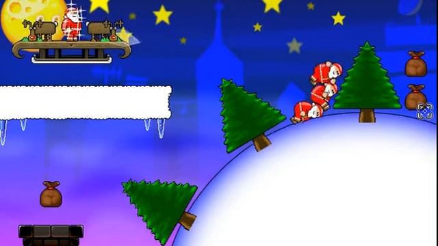 Super Santa Kicker levels 1-10 смотреть онлайн