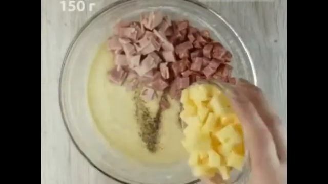 Пирог заливной из кабачков и ветчины ! смотреть онлайн