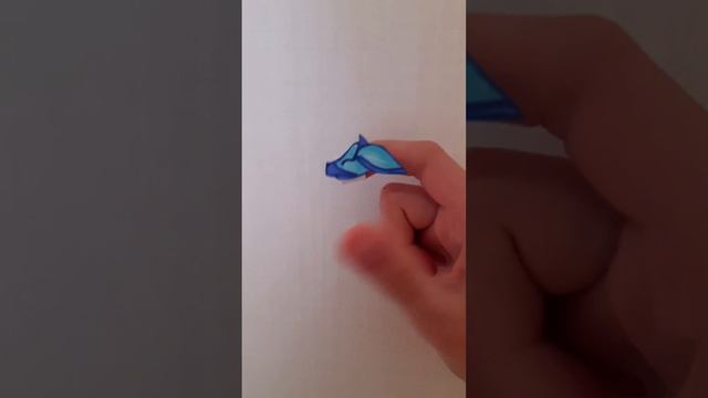 как сделать дракона на пальчик #драконынаруку #шортс смотреть онлайн