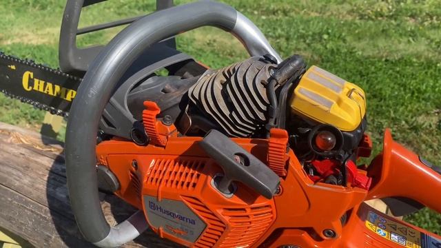 Круговой обзор и мини-тест Husqvarna 555.