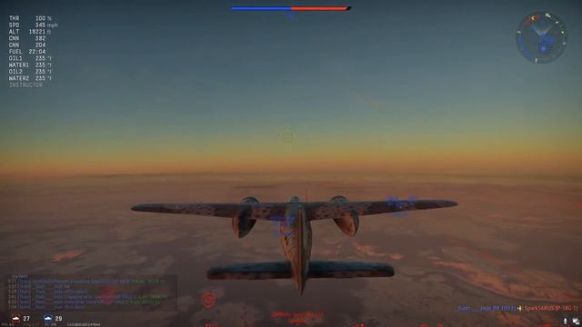 WarThunder-Twin engine Wing CLIPPER-Ta 154 смотреть онлайн