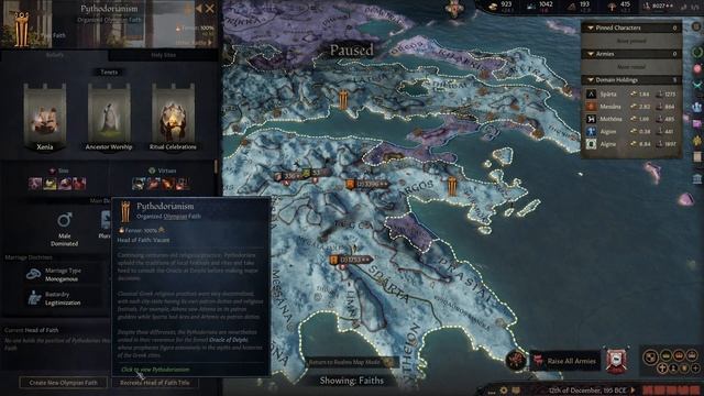 The United People - Sparta! - Let's Play Apotheosis: The Hellenistic Age [CK3 Mod] - 13 смотреть онлайн