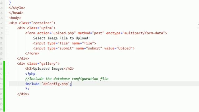 Upload and Store Image File in Database using PHP and MySQL смотреть онлайн