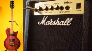 Marshall MG 10CD small amp Sound Test