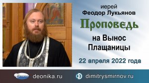 Проповедь на Вынос Плащаницы (2022.04.22). Иерей Феодор Лукьянов