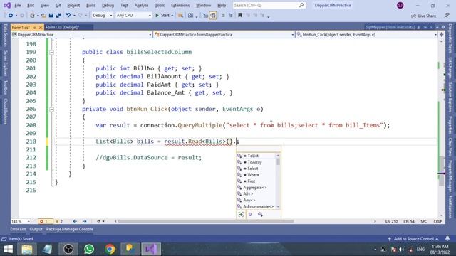 Dapper C# Tutorial Part 6 QueryMultiple(), Fetch Data From more than one Table смотреть онлайн