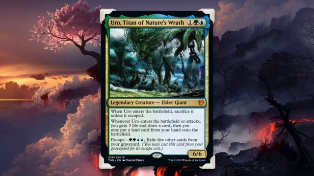 Deck Tech: Uro, Titan of Nature's Wrath MTG Commander / EDH from Theros Beyond Death - Aristocards смотреть онлайн