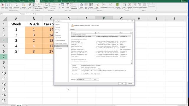 How to Add the Data Analysis ToolPak in Excel 2016 for Windows смотреть онлайн