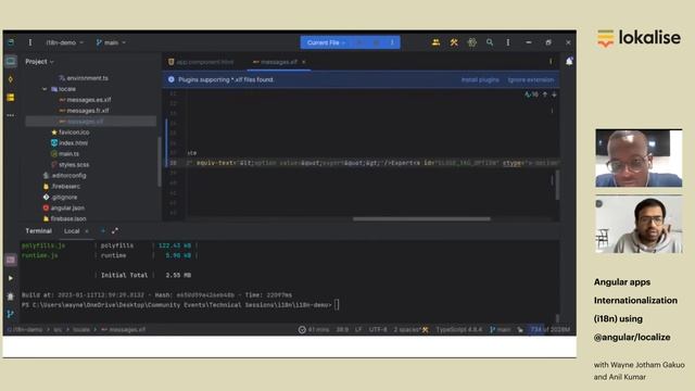 Learn to Internationalize Your Angular Apps with @angular/localize смотреть онлайн