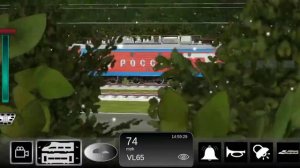 Поездка на пассажирском поезде VL65  «Россия» в Train sim до аэропорта!