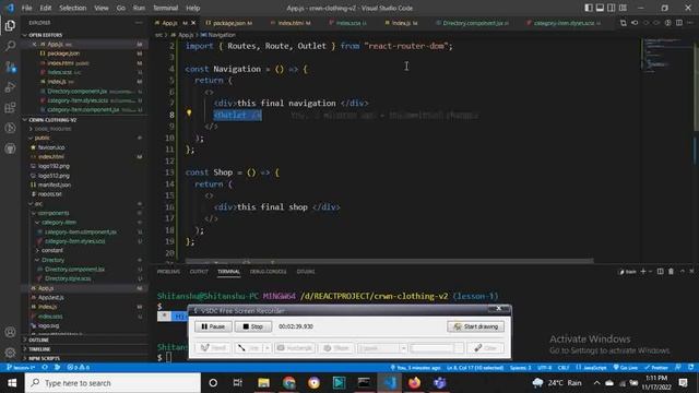 How set up your routers 6 2022 || Outlet #react #routers #routeroutlet смотреть онлайн