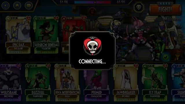 Skullgirls Mobile: Gold Mean One vs high streak Ms. Fortune PF fights смотреть онлайн
