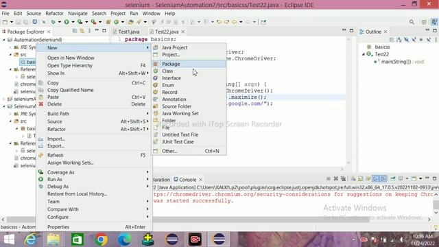 How to add selenium jar file and chrome.exe in eclipse #eclipse #trending #viral смотреть онлайн
