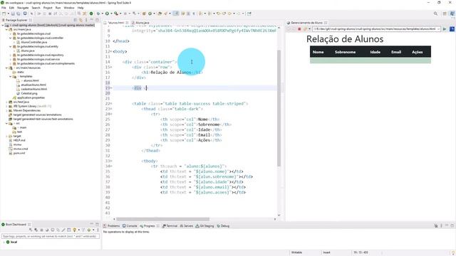Construindo Telas de Aplicação Spring com Bootstrap e Thymeleaf: Guia Detalhado! смотреть онлайн