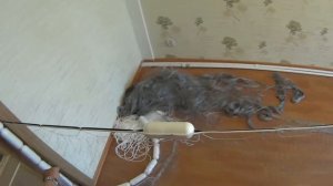 Насадка сплавной сети. Изготовление сетей. Поплавь со сброшенной ячеей.