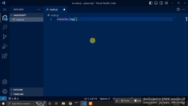 Javascript "Hello world" #01 смотреть онлайн