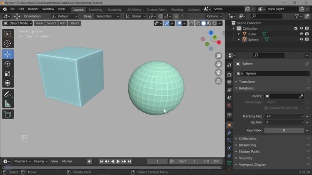 49. Blender. Parenting Objects (Родительская связь) смотреть онлайн