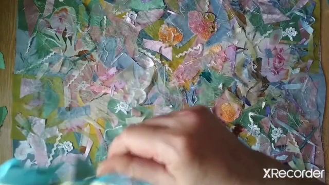 Как красиво разложить лоскуты, кружева, тесьму для текстильной пиццы смотреть онлайн