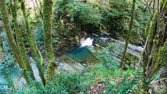 Сочи_Горы 20. Водопад Хрустальный, водопад Бермудский, каньон Агвы, водопады Сванидзе. смотреть онлайн