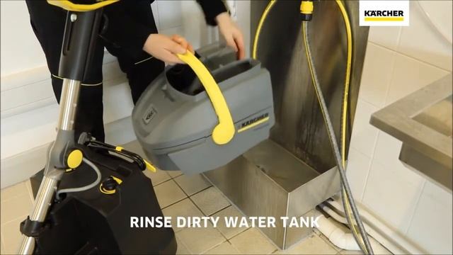 Поломоечная машина - Karcher BD 38 12c Training Video смотреть онлайн