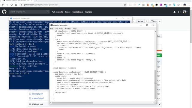 crawler-generator: WYSIWYG crawaler generator using electron and puppeteer смотреть онлайн