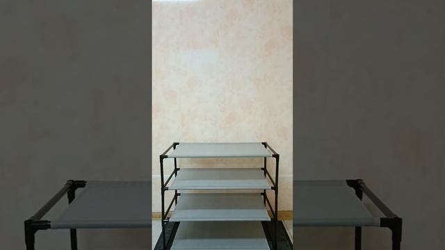 Стеллаж с чехлом для хранения обуви и не только 160*35*60см #обувница смотреть онлайн