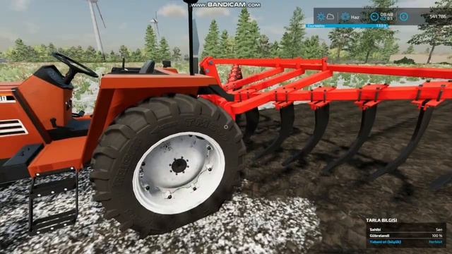 FİAT 420 cc New holland Td- 80-66 Tümosan 80-90 TD plowing Çift sürme || Fs 22 Türkçe Mod Gameplay смотреть онлайн