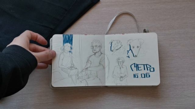 скетчбуки: обзор | март - август 2021